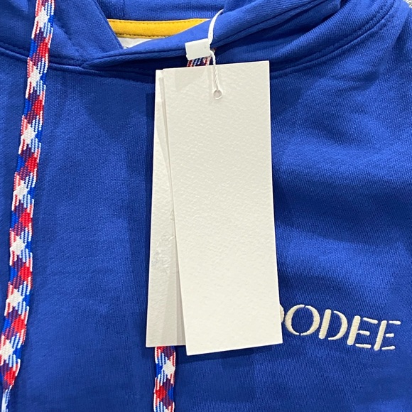 Goodee Kotn The Goodee Hoodie Sweatshirt Pullover Egyptian Blue Mens Size S NWT - Picture 10 of 11